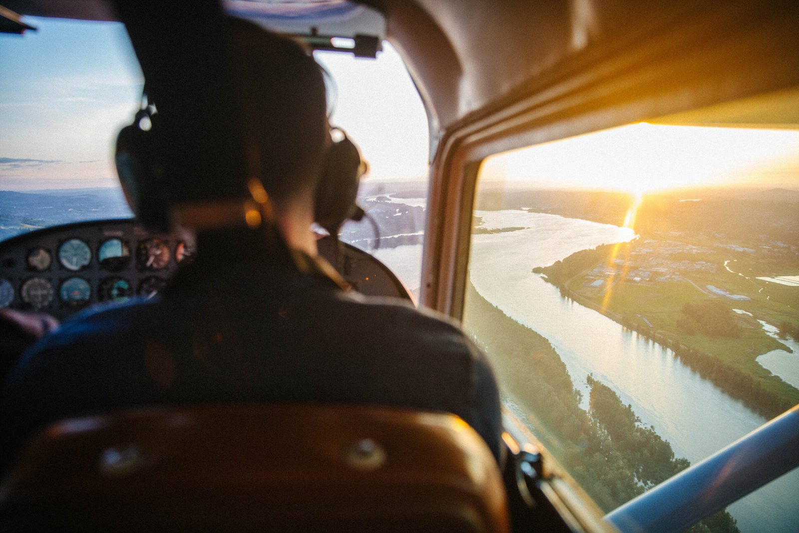 Piloto automático em avião