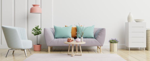 Sala com sofá| Psicoterapia